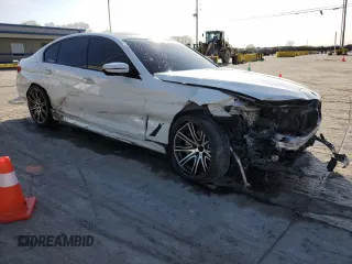 2018 BMW 5 Series 540i with VIN WBAJE5C52JWA94066, listed as a Copart auction lot 51386355 with 86,820 mi miles and Salvage Title. Bid and sale history available at carsss.com. Image 4.