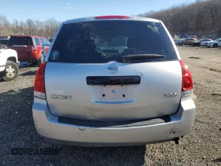 2004 Nissan Quest SL with VIN 5N1BV28U54N342612, listed as a Copart auction lot 44325335 with 0 mi miles and Salvage Title. Bid and sale history available at carsss.com. Image 6.