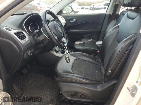 2019 Jeep Compass Latitude with VIN 3C4NJDBB1KT850900, listed as a Copart auction lot 48796895 with 53,121 mi miles and Salvage Title. Bid and sale history available at carsss.com. Image 7.