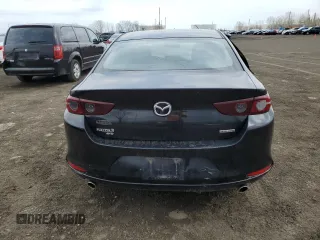 2019 Mazda 3 S Carbon Edition with VIN JM1BPBCM0K1124992, listed as a Copart auction lot 54590625 with 176,932 mi miles and Salvage title. Bid and sale history available at DreamBid. Image 6.