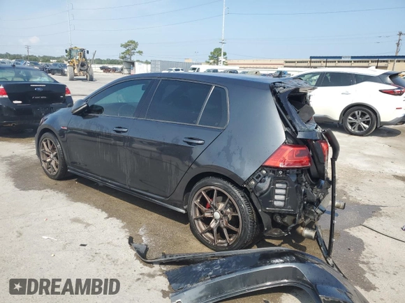 2016 Volkswagen Golf GTI SE with VIN 3VW4T7AU8GM035795, listed as a Copart auction lot 66616134 with 90,131 mi miles and Salvage Title. Bid and sale history available at carsss.com. Image 2.