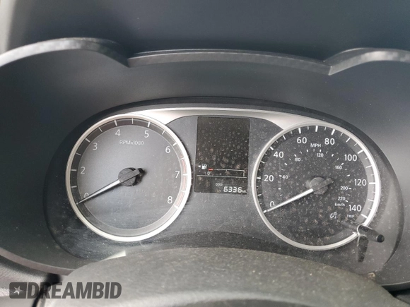 2024 Nissan Versa S with VIN 3N1CN8DV9RL878581, listed as a Copart auction lot 61565205 with 6,336 mi miles and Non repairable. Bid and sale history available at DreamBid. Image 9.