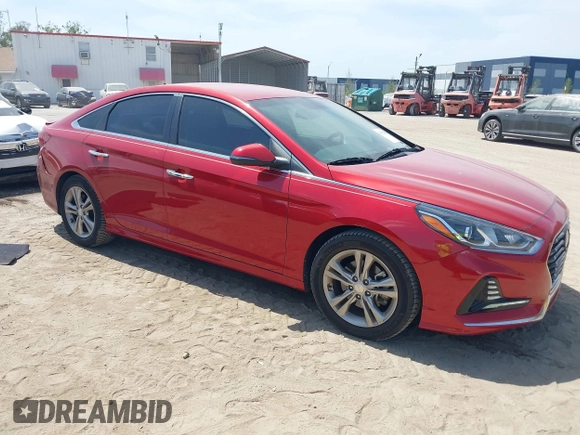 2018 Hyundai Sonata Sport with VIN 5NPE34AF3JH664160, listed as a IAAI auction lot 42072342 with 98,478 mi miles and . Bid and sale history available at carsss.com. Image 1.