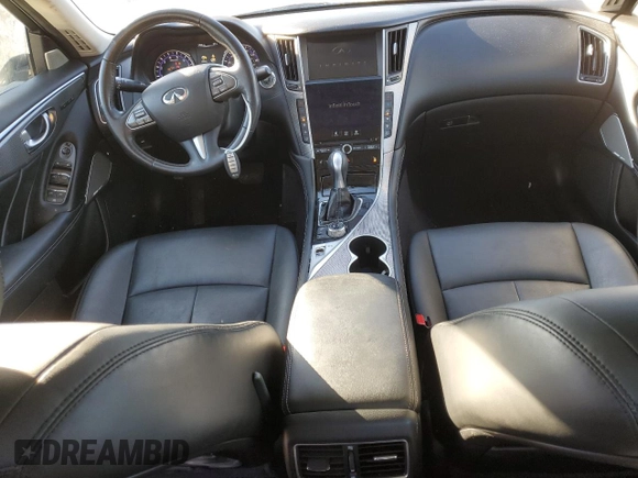 2017 Infiniti Q50 3.0t Signature Edition with VIN JN1EV7ARXHM834121, listed as a Copart auction lot 88704485 with 90,569 mi miles and Clean Title. Bid and sale history available at carsss.com. Image 8.