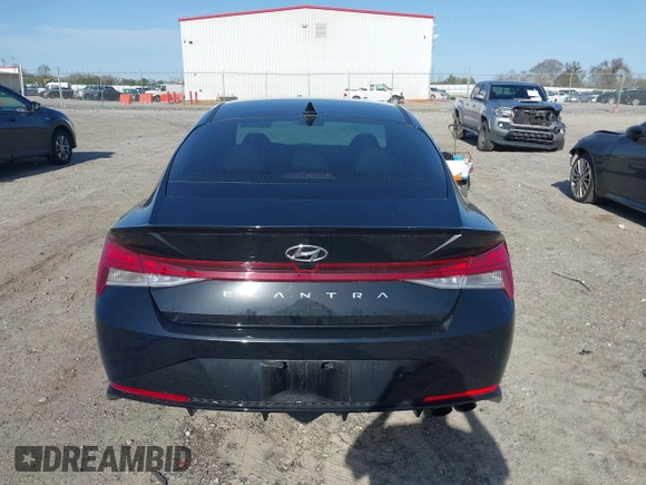 2023 Hyundai Elantra N Line z VIN KMHLR4AF9PU609633, wystawiony jako IAAI lot #41758887 z przebiegiem 24 000 mil mil oraz . Historia ofert i sprzedaży dostępna na DreamBid. Obrazek 17.