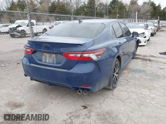 2023 Toyota Camry SE with VIN 4T1G11AK5PU161881, listed as a IAAI auction lot 41856376 with 46,276 mi miles. Bid and sale history available at carsss.com. Image 4.