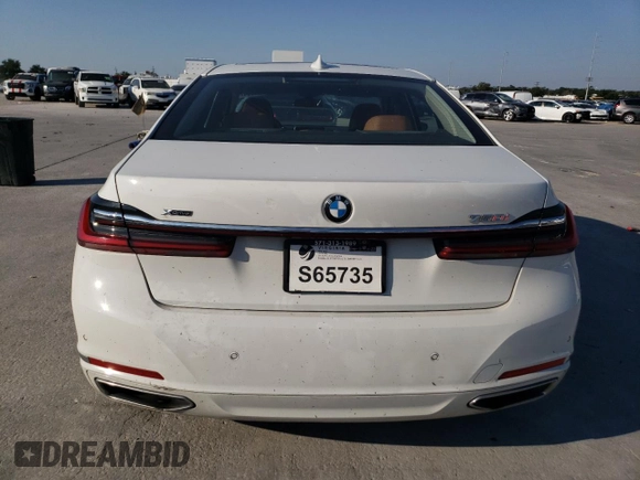 2020 BMW 7 Series 750i xDrive with VIN WBA7U2C02LGM27246, listed as a Copart auction lot 74277984 with 120,790 mi miles and Salvage Title. Bid and sale history available at carsss.com. Image 6.