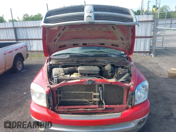 2007 Dodge 1500 SLT with VIN 1D7HU18P27S258135, listed as a IAAI auction lot 42034593 with 421,628 mi miles. Bid and sale history available at carsss.com. Image 10.