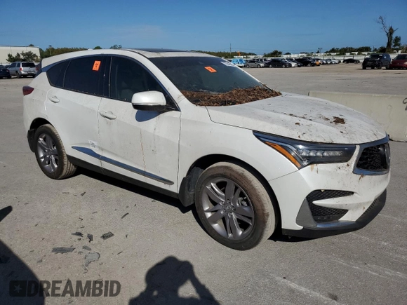 2021 Acura RDX w/Advance Package with VIN 5J8TC1H79ML014531, listed as a Copart auction lot 77648464 with 0 mi miles and Salvage Title. Bid and sale history available at carsss.com. Image 4.