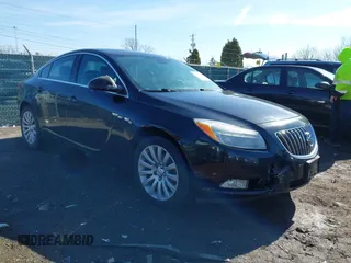 2011 Buick Regal CXL RL5 with VIN W04GT5GC9B1011492, listed as a IAAI auction lot 41821747 with 119,551 mi miles. Bid and sale history available at carsss.com. Image 1.