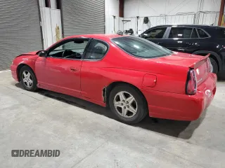 2005 Chevrolet Monte Carlo LT with VIN 2G1WX12K759266230, listed as a Copart auction lot 80693544 with 106,362 mi miles and Clean Title. Bid and sale history available at carsss.com. Image 2.
