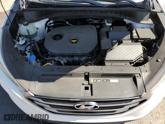 2017 Hyundai Tucson SE with VIN KM8J33A41HU506970, listed as a Copart auction lot 52351705 with 86,074 mi miles and Salvage Title. Bid and sale history available at DreamBid. Image 12.