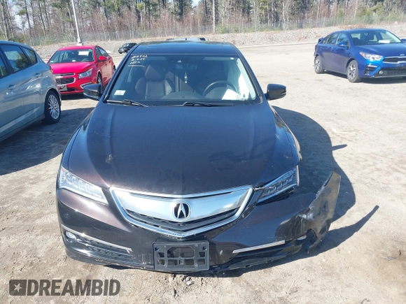 2016 Acura TLX Advance with VIN 19UUB3F70GA004153, listed as a IAAI auction lot 41802420 with 96,501 mi miles and . Bid and sale history available at DreamBid. Image 12.