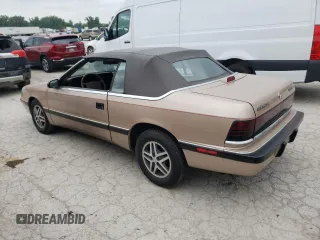 1988 Chrysler LeBaron z VIN 1C3XJ45K9JG438476, wystawiony jako Copart lot #55567334 z przebiegiem 213 424 mil mil oraz Szkoda całkowita • Salvage title. Historia ofert i sprzedaży dostępna na DreamBid. Obrazek 2.