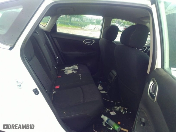 2019 Nissan Sentra S with VIN 3N1AB7AP8KY433595, listed as a IAAI auction lot 39428823 with 93,800 mi miles. Bid and sale history available at carsss.com. Image 8.