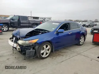 2009 Acura TSX with VIN JH4CU26629C028370, listed as a Copart auction lot 47500185 with 0 mi miles and Salvage Title. Bid and sale history available at carsss.com. Image 1.