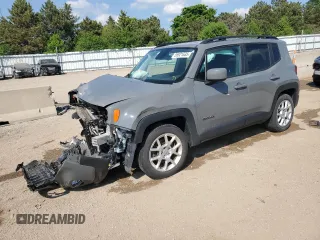 2020 Jeep Renegade Latitude with VIN ZACNJABB9LPL16788, listed as a Copart auction lot 56921635 with 56,708 mi miles and Salvage title. Bid and sale history available at DreamBid. Image 1.