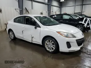 2012 Mazda 3 i Touring with VIN JM1BL1V75C1625651, listed as a Copart auction lot 54783015 with 179,696 mi miles and Salvage title. Bid and sale history available at DreamBid. Image 4.