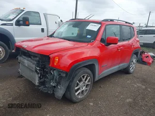 2021 Jeep Renegade Latitude with VIN ZACNJCBB4MPM30453, listed as a IAAI auction lot 41890027 with 41,447 mi miles and . Bid and sale history available at DreamBid. Image 2.