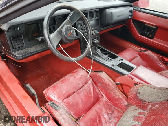 1986 Chevrolet Corvette with VIN 1G1YY0784G5101443, listed as a Copart auction lot 52907305 with 126,996 mi miles and Clean Title. Bid and sale history available at carsss.com. Image 8.