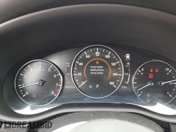 2022 Mazda CX-30 S Carbon Edition with VIN 3MVDMBCL7NM408036, listed as a Copart auction lot 56683665 with 82,337 mi miles and Salvage title. Bid and sale history available at DreamBid. Image 9.