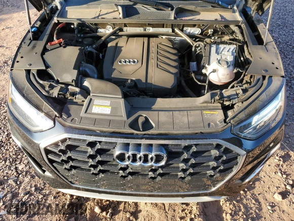 2023 Audi Q5 S line Premium Plus with VIN WA1EAAFY4P2019987, listed as a Copart auction lot 59900015 with 23,663 mi miles and Salvage title. Bid and sale history available at DreamBid. Image 12.