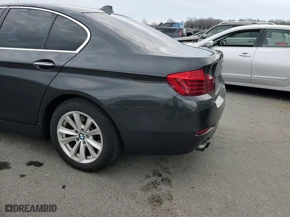 2014 BMW 5 Series 528i with VIN WBA5A5C59ED510786, listed as a Copart auction lot 46649755 with 105,352 mi miles and Salvage Title. Bid and sale history available at carsss.com. Image 11.