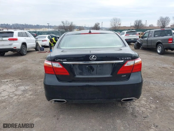 2010 Lexus LS 460 with VIN JTHCL5EF5A5005275, listed as a IAAI auction lot 41683548 with NaN miles. Bid and sale history available at carsss.com. Image 15.