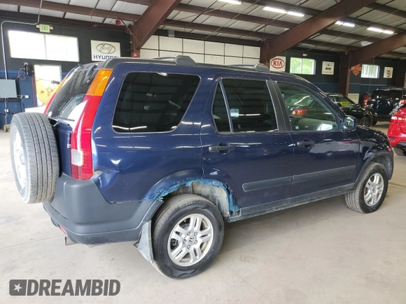2002 Honda CR-V EX with VIN JHLRD78812C060968, listed as a Copart auction lot 57203365 with 170,202 mi miles and Salvage title. Bid and sale history available at DreamBid. Image 3.