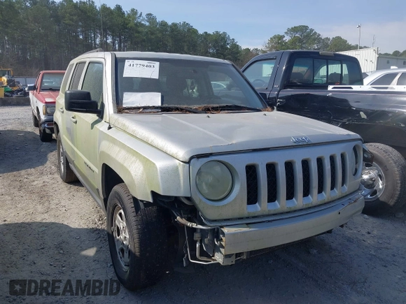 2013 Jeep Patriot Sport with VIN 1C4NJRBB6DD262920, listed as a IAAI auction lot 41779403 with 145,444 mi miles and . Bid and sale history available at carsss.com. Image 1.