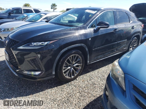 2020 Lexus RX with VIN 2T2YGMDA3LC044444, listed as a Copart auction lot 74065384 with 0 mi miles and Non Repairable. Bid and sale history available at carsss.com. Image 1.