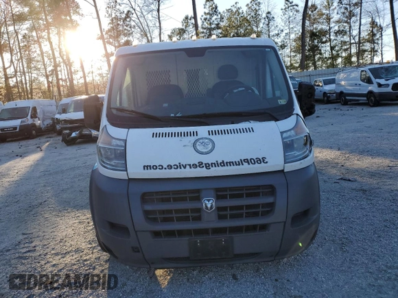 2017 Ram ProMaster Cargo with VIN 3C6TRVAG4HE523981, listed as a Copart auction lot 82538424 with 205,494 mi miles and Salvage Title. Bid and sale history available at DreamBid. Image 5.