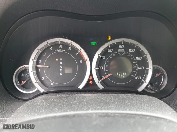 2009 Acura TSX with VIN JH4CU26629C017160, listed as a Copart auction lot 53152855 with 157,135 mi miles and Salvage Title. Bid and sale history available at carsss.com. Image 9.