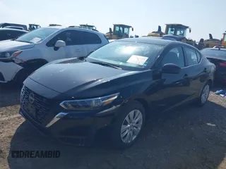 2025 Nissan Sentra S with VIN 3N1AB8BV7SY294790, listed as a IAAI auction lot 42218729 with 4,976 mi miles and . Bid and sale history available at DreamBid. Image 2.