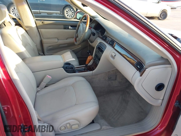 2003 Cadillac Seville Luxury SLS z VIN 1G6KS54Y33U252938, wystawiony jako IAAI lot #41767653 z przebiegiem 145 346 mil mil oraz . Historia ofert i sprzedaży dostępna na DreamBid. Obrazek 5.