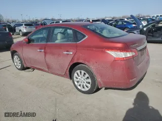 2014 Nissan Sentra SV with VIN 3N1AB7AP7EY303876, listed as a Copart auction lot 48101615 with 122,309 mi miles and Salvage Title. Bid and sale history available at carsss.com. Image 2.