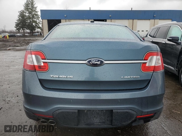 2010 Ford Taurus Limited with VIN 1FAHP2FW4AG119254, listed as a Copart auction lot 49043875 with 214,900 mi miles and Clean Title. Bid and sale history available at carsss.com. Image 6.