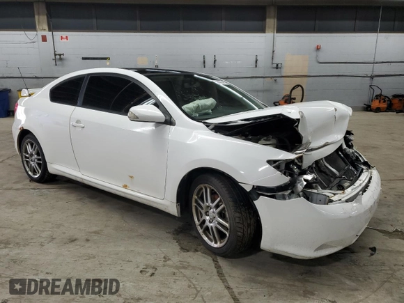 2006 Scion tC with VIN JTKDE167960140708, listed as a Copart auction lot 49496445 with 163,830 mi miles and Salvage Title. Bid and sale history available at carsss.com. Image 4.