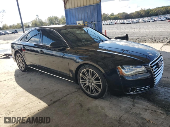 2013 Audi A8 3.0L z VIN WAUAGAFD9DN005655, wystawiony jako Copart lot #82819524 z przebiegiem 159 545 mil mil oraz Szkoda całkowita • Salvage title. Historia ofert i sprzedaży dostępna na DreamBid. Obrazek 4.