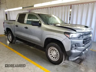 2024 Chevrolet Colorado 2WD Work Truck with VIN 1GCGSBEC6R1125843, listed as a Copart auction lot 80292464 with 12,476 mi miles and Clean title. Bid and sale history available at DreamBid. Image 4.