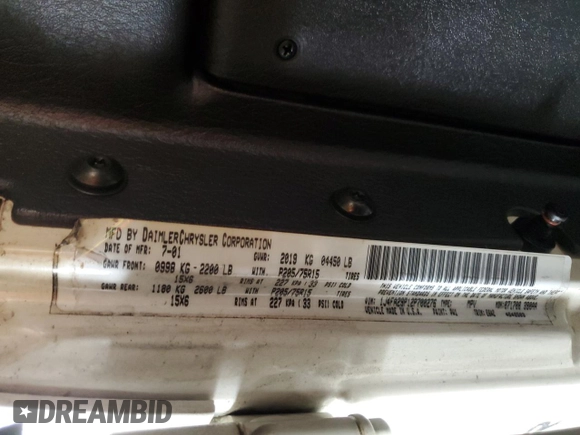 2002 Jeep Wrangler SE with VIN 1J4FA29P12P700276, listed as a Copart auction lot 45109175 with 115,139 mi miles and Salvage Title. Bid and sale history available at DreamBid. Image 12.