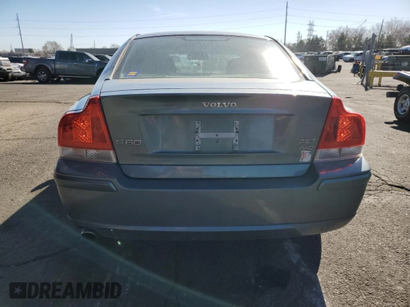 2005 Volvo S60 with VIN YV1RH592052442462, listed as a Copart auction lot 50829495 with 143,983 mi miles and Salvage Title. Bid and sale history available at carsss.com. Image 6.