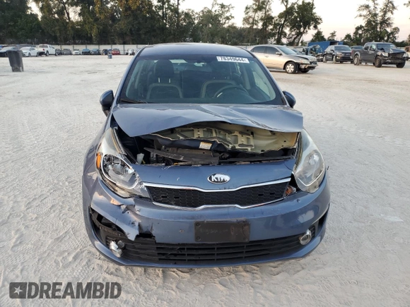 2017 Kia Rio EX with VIN KNADN4A39H6058651, listed as a Copart auction lot 78349644 with 43,859 mi miles and Salvage Title. Bid and sale history available at carsss.com. Image 5.