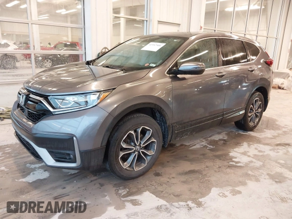 2021 Honda CR-V EX with VIN 5J6RW2H52ML017821, listed as a IAAI auction lot 41952906 with 58,589 mi miles and . Bid and sale history available at DreamBid. Image 18.