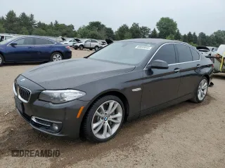 2014 BMW 5 Series 535i xDrive z VIN WBA5B3C53ED531814, wystawiony jako Copart lot #60833645 z przebiegiem 44 683 mil mil oraz Szkoda całkowita • Salvage title. Historia ofert i sprzedaży dostępna na DreamBid. Obrazek 1.