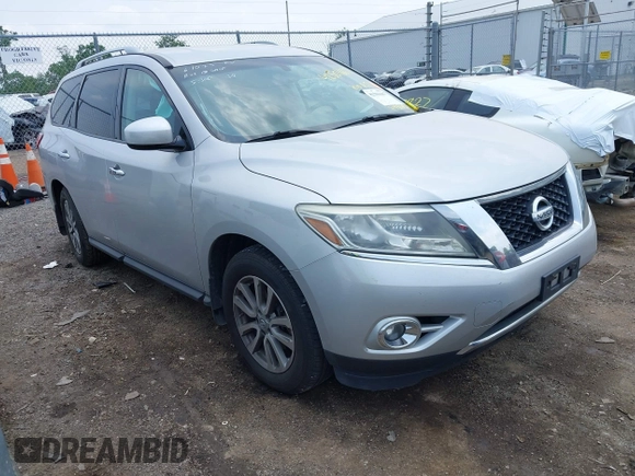 2015 Nissan Pathfinder Platinum with VIN 5N1AR2MM4FC696576, listed as a IAAI auction lot 42501667 with 248,268 mi miles and . Bid and sale history available at DreamBid. Image 1.