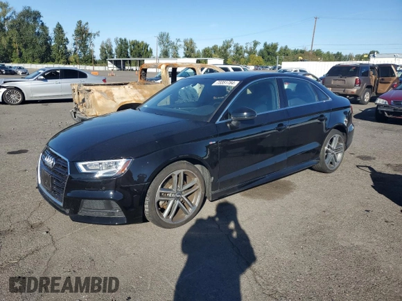 2017 Audi A3 Sedan Premium Plus with VIN WAUGUGFF5H1074962, listed as a Copart auction lot 73351784 with 41,506 mi miles and Salvage Title. Bid and sale history available at carsss.com. Image 1.