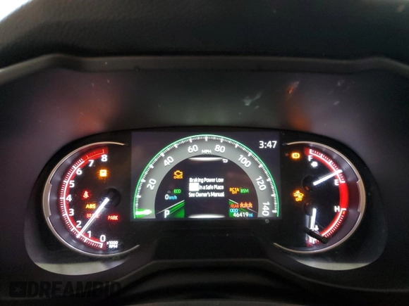 2019 Toyota RAV4 Adventure with VIN 2T3J1RFV0KW026749, listed as a Copart auction lot 59616325 with 46,419 mi miles and Salvage title. Bid and sale history available at DreamBid. Image 9.