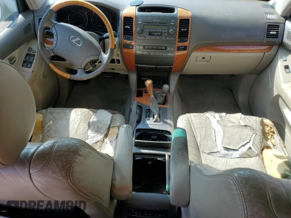 2004 Lexus GX 470 with VIN JTJBT20X640036996, listed as a Copart auction lot 52986205 with 218,217 mi miles and Clean Title. Bid and sale history available at DreamBid. Image 8.