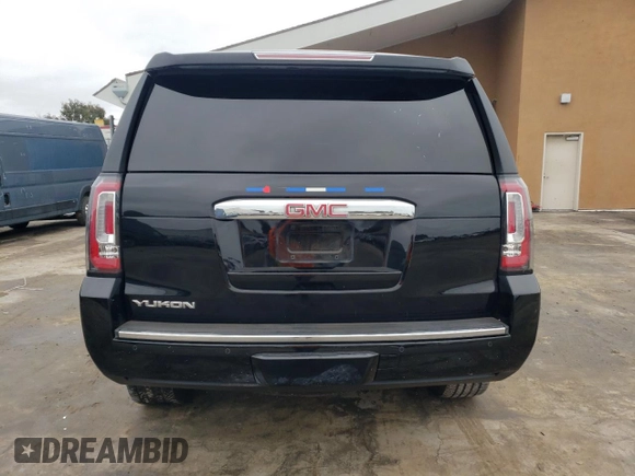 2018 GMC Yukon Denali with VIN 1GKS2CKJ1JR296853, listed as a Copart auction lot 70925544 with 0 mi miles and Salvage Title. Bid and sale history available at carsss.com. Image 6.
